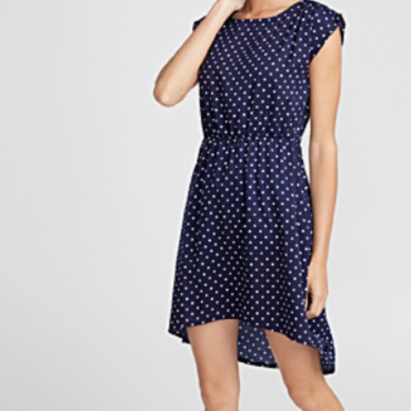 Blue dot Summer Dress Large - Picture 1 of 3